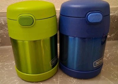 Juego de 2 termos verdes y azules de 10 OZ Foto 1 de 4