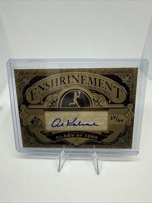 Upper Deck SP Enshrinement Signatures 2012 Al Kaline automático 27/60 Foto 1 de 2