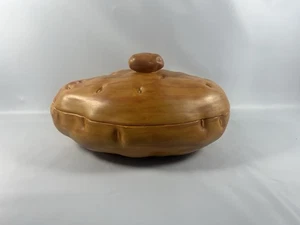 Vintage Potato Serving Dish With Lid Signed D - Picture 1 of 8
