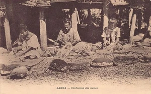 Samoa - Making Mats - Publ. Missionary Sisters of the Congragation of Mary (Lyon - Picture 1 of 2