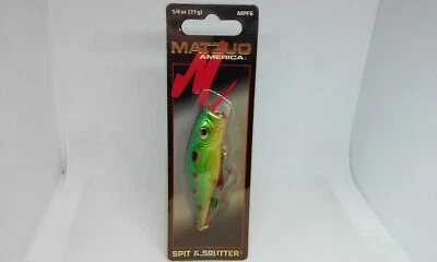 Señuelo de pesca MATZUO SPIT & SPUTTER Frog 2 3/4" Popper topwater/superficie 1/4 oz NW Foto 1 de 4
