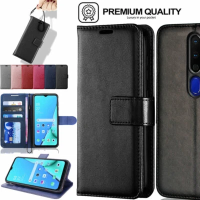for Oppo A9 2020 / A5 2020 Premium Flip PU Leather Card Wallet Stand Case Cover
