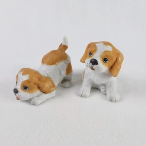 Homco 1407 Vintage Cocker Spaniel Dog Figurines Statues 3" Playful Puppies Set - Picture 1 of 13