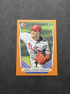 MIGUEL GONZALEZ 2014 Bowman Prospects Orange #BP105 /250 - Picture 1 of 2