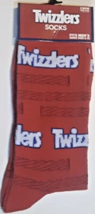 Twizzlers Men's Novelty Socks Shoe Size 6-12 NEW - Picture 1 of 4