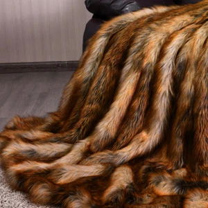 Luxury Plush Faux Fur Throw Blanket Soft Warm Fluffy for Bed Couch 84"x 58" - Picture 1 of 8