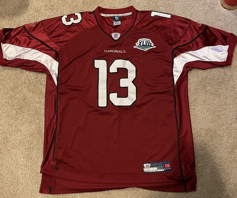 ARIZONA CARDINALS KURT WARNER XLIII SUPER BOWL JERSEY REEBOK Size 52 Cover