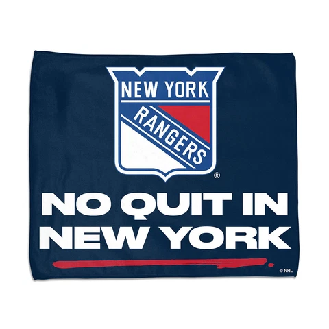 Wincraft Rally Towel New York Rangers No Quit In New York Cover