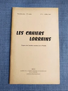 Les cahiers lorrains - N°2 1967 - Imagen 1 de 3