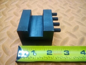 System 3R Mini Block Slotted Tool Holder EDM Tooling 50 x 50mm w/ 20.5mm Slot - Picture 1 of 8
