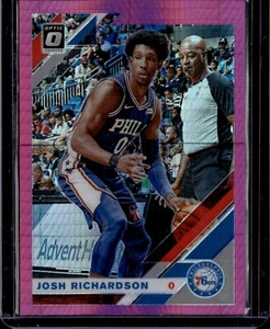 2019-20 Panini Donruss Optic JOSH RICHARDSON Hyper Pink #65 Philadelphia 76ers - Picture 1 of 2