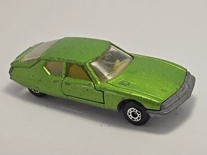 Matchbox Bulgarian Issue #51 Citroen SM, Green W/Yellow Interior RARE Used - Picture 1 of 13