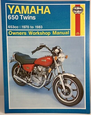 Yamaha 650 gemelos manual Hayes 1970-1983. Haynes 342 limpio. Buen estado. Foto 1 de 4