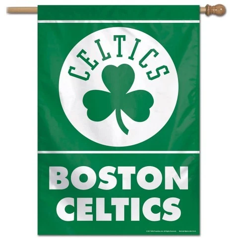 BOSTON CELTICS HOUSE FLAG 28"X40" VERTICAL WALL BANNER NBA LICENSED Cover