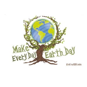 Make Every Day Earth Day Bumper Sticker - [5'' x 3.5''] - Imagen 1 de 1