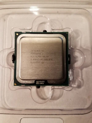 Intel Pentium D 915 2 core 4 MB L2 Cache 800MHz 2.8 GHz LGA 775 CPU SL9K8 - Image 1 of 3