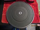 Dual 606 Turntable Platter w/ Mat and Strobe Rings Clean Collectible