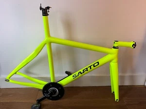 Sarto carbon track frame, fork, seat post topper & stem - Picture 1 of 3