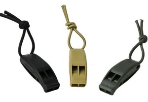 SILBATO DE SUPERVIVENCIA DE EMERGENCIA MILITAR TÁCTICO CLIP DE CINTURÓN CORDÓN SAS EJÉRCITO SENDERISMO - Imagen 1 de 4