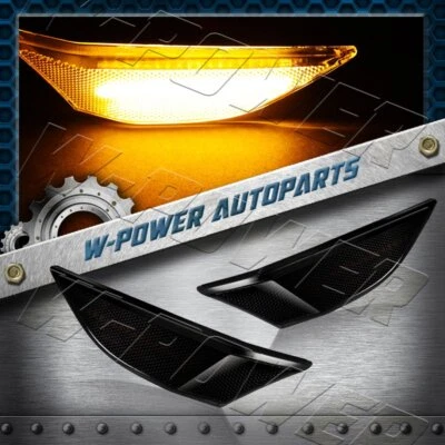 Lente de humo para Porsche 911 Carrera 2012-2016 ámbar LED señal luces de señalización laterales Foto 1 de 4