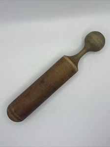 Vtg Wooden Pestle for Food Mill Colander Sieve Masher Strainer Rounded End 10.5” - Picture 1 of 4