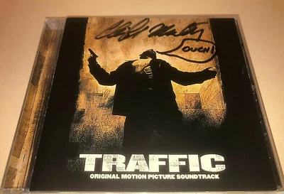 signed Traffic CD soundtrack Cliff Martinez score Brian Eno Fatboy Slim Morcheeb - Image 1 of 4