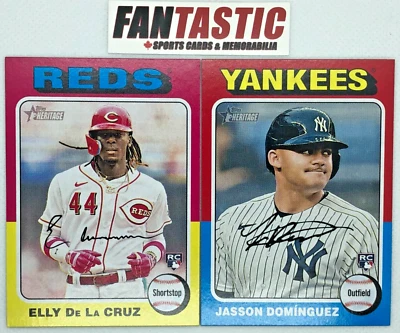 2024 Topps Heritage Baseball Base Card YOU PICK #251-500 - Image 1 of 2