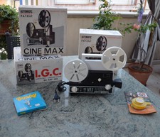 Proiettore di pellicole 8 + Super 8 CINE MAX K6 vintage modernariato CON BOX !