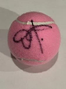 Pelota de tenis Ons Jabeur rosa firmada JSA autenticidad autografiada a - Imagen 1 de 2