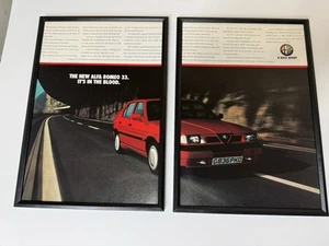 FRAMED Original Alfa Romeo 33 1.7 16v Cloverleaf Magazine Advert Poster Man Cave - Foto 1 di 3