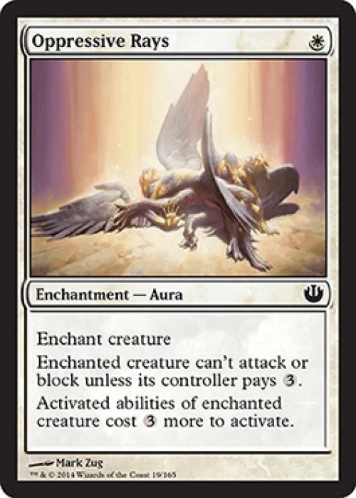 Oppressive Rays -Foil Medium Play MTG Journey into Nyx - Image 1 of 1