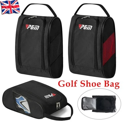 10L Golf Shoe Bag for Travel, Waterproof& Breathable Golf Shoe Carrier Bag UK - Image 1 of 4