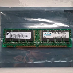128MB Micron MT8LSDT1664AG PC133U Synch 133Mhz CL2 SDRAM 168pin DIMM Memory RAM - Picture 1 of 2