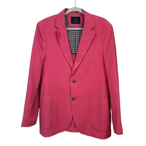 Tailorbyrd 1930 Collection Blazer Rosa Stretch 40R Struktur Sommer Sport Mantel - Bild 1 von 12