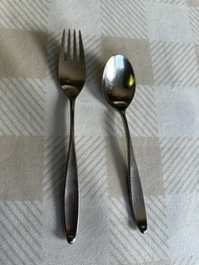 Towle Lauffer Design 2 GERMANY Teaspoon Dessert Fork Stainless Flatware - Picture 1 of 11