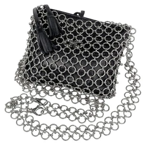 Salvatore Ferragamo Double Gancini Chain Shoulder Bag Mini 6706 #BS2402 - Picture 1 of 9