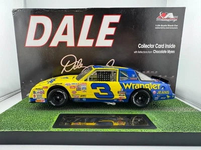 Action Dale Earnhardt Wrangler Pass In Grass 1987 Monte Carlo NASCAR Movie Car - Image 1 of 4