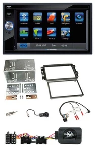 Blaupunkt Lenkrad USB Bluetooth TMC 2DIN Navigation für Chevrolet Aveo Captiva 2 - Bild 1 von 11