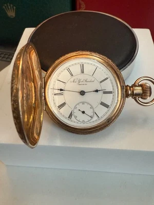New York Standard, Pocket Watch Gr 44,1892,7j,Sz 6s,Project or Parts Not Running - Image 1 of 4
