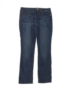DKNY Womens Straight Jeans US 8 Medium W32 L30 Blue Cotton CW14 - Picture 1 of 3