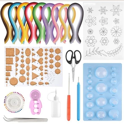 Quilling Kits 45 Colors 900 Strips Quilling Art  DIY Craft with Tools for1375 - Image 1 of 4