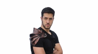 Ghoulish Productions Pauldron Copper Halloween Costume Cosplay - Image 1 of 4