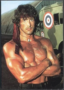 Modern Postcard: Film Star SYLVESTER STALLONE. Free UK p&p - Picture 1 of 1