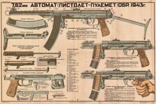 *LQQK Big Poster #1 of Soviet Russian PPS-43 762x25 WW2 Sudaev subgun BUY NOW!
