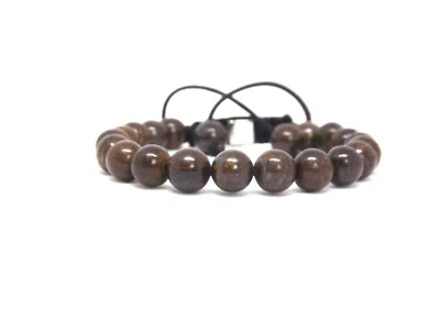 Браслет с бисером бронзит - Изображение 1 из 4