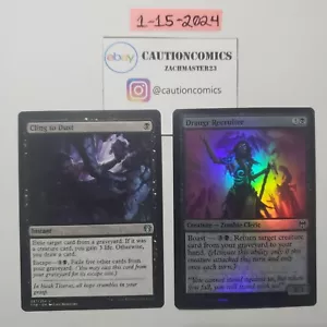 Cling to Dust 087 Theros Beyond Death MTG + Foil Draugr Recruiter 087 (Box10) - Picture 1 of 2