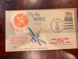 Space Craft Swanson 8/5/1969 Mariner 7 MARS Patrick AFB FL Hand Cancel Cover !! - Picture 1 of 2