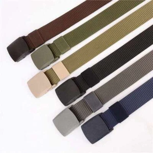 Quick Release Military Trouser Belt Black Camo Army Tactical Work Belts Nylon - Picture 1 of 19
