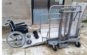 MOBILE ROLLSTUHLLIFT für TREPPE TREPPENLIFT HUBLIFT PLATTFORMLIFT HEBELIFT LIFT - Bild 1 von 8