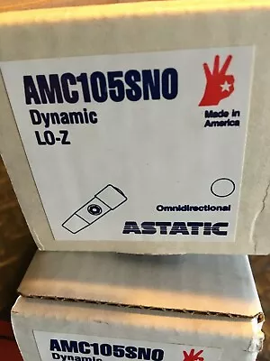 Astatic AMC-105 SNO Dynamic Commercial Omnidirectional Gooseneck Microphone  - Image 1 of 2